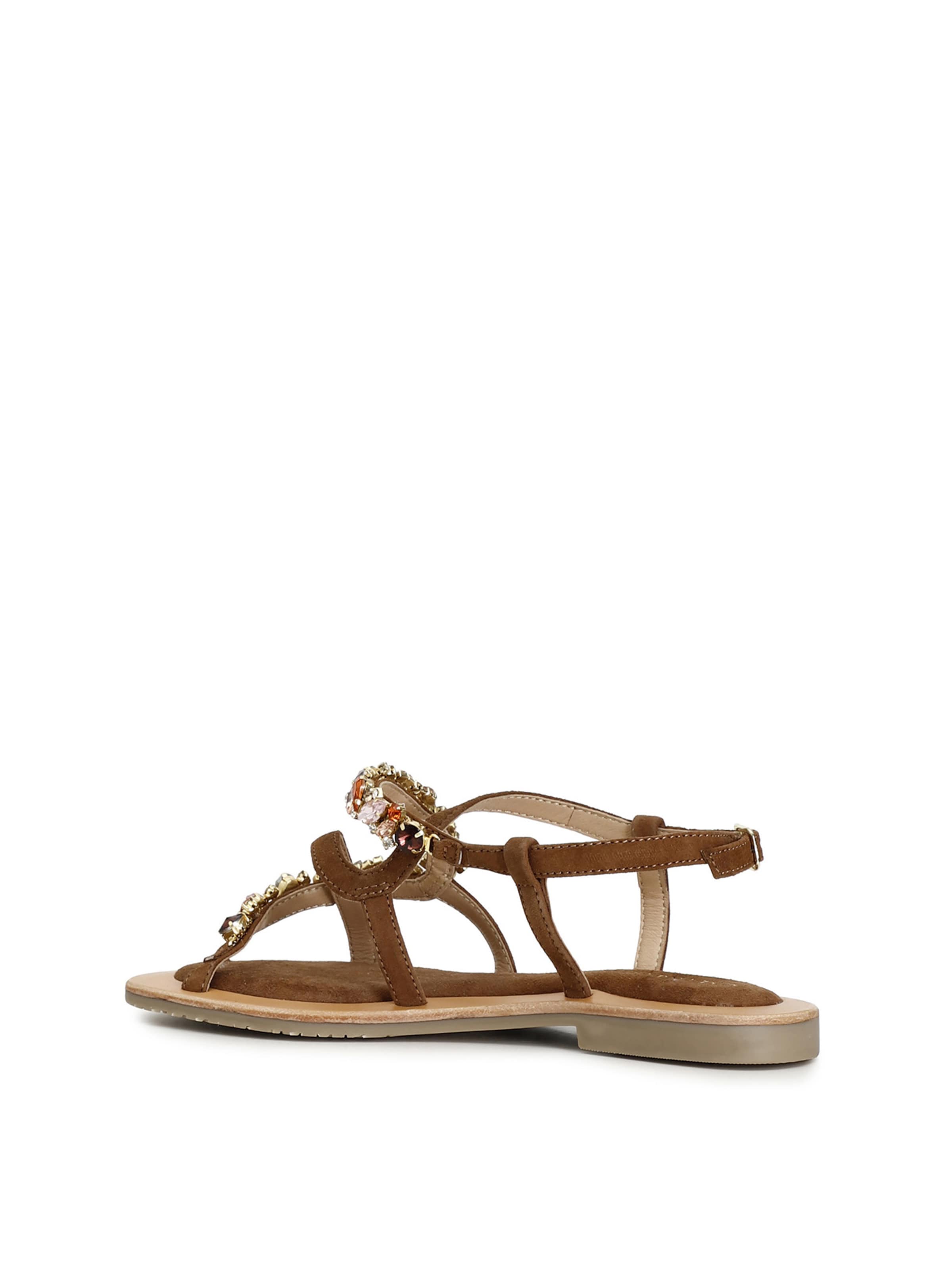 Sandalo con cinturino di CAFè NOIR in marrone