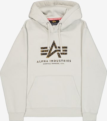 ALPHA INDUSTRIESSweater majica - siva boja: prednji dio