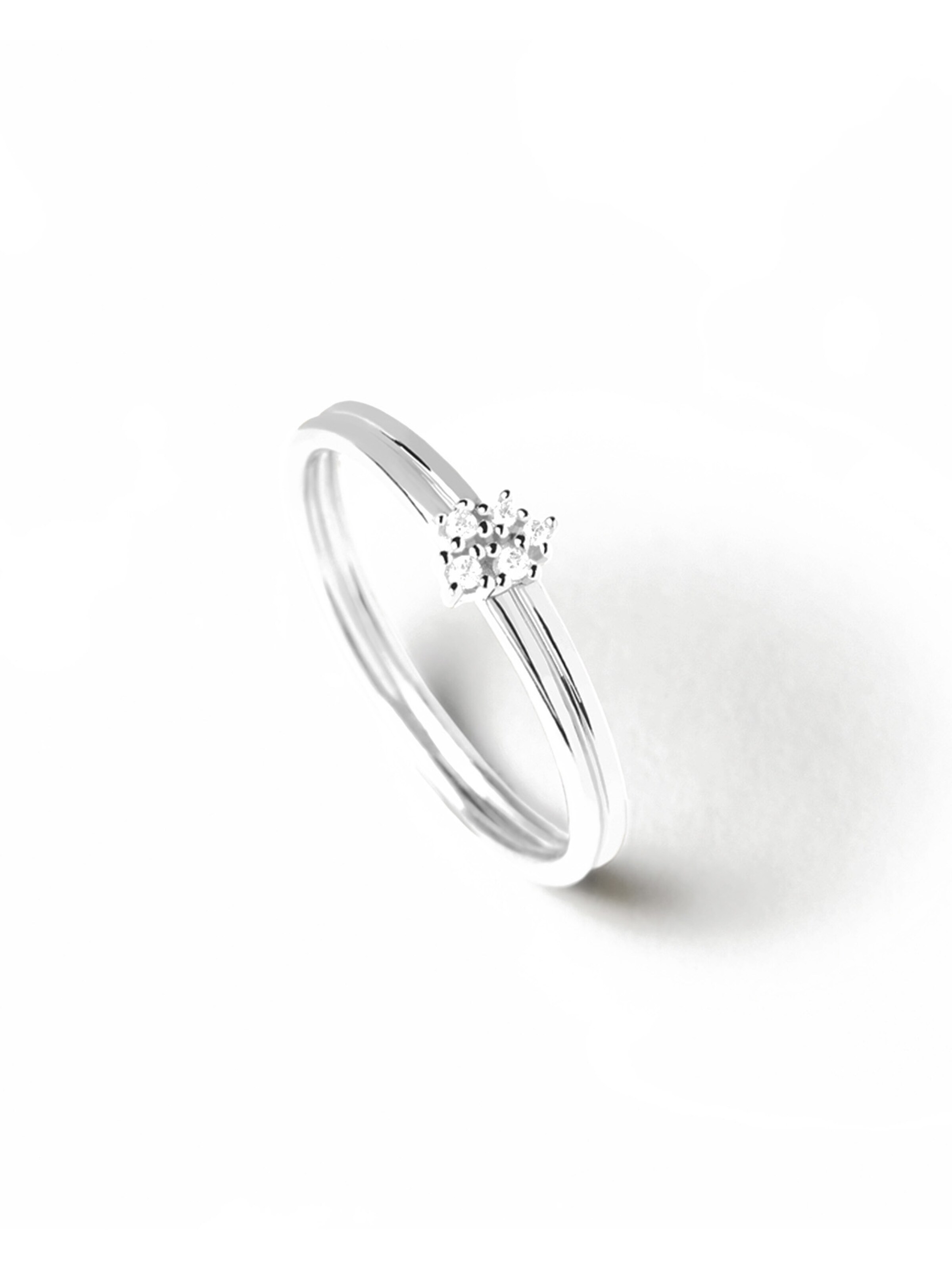 P D PAOLA Ring in Silber: Vorderseite