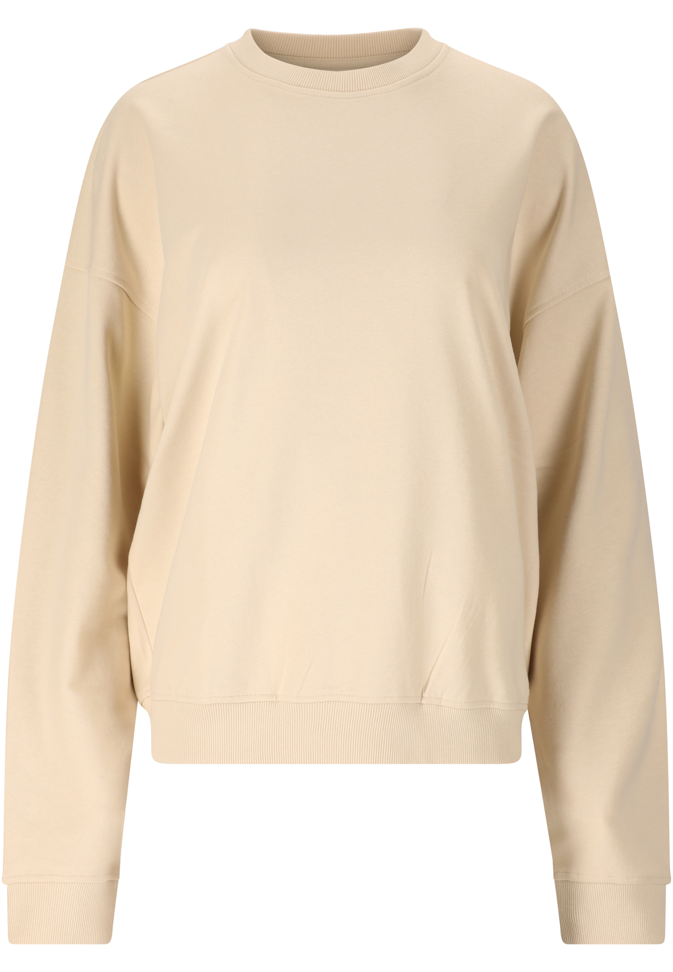 Athlecia Sweatshirt 'Crecy' in Beige: front