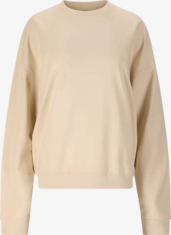 Athlecia Sweatshirt 'Crecy' in Beige: voorkant