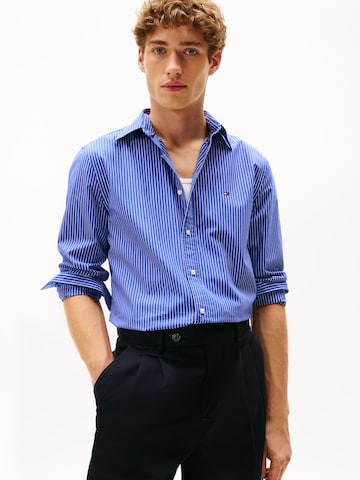 mėlyna TOMMY HILFIGER Standartinis modelis Marškiniai: priekis