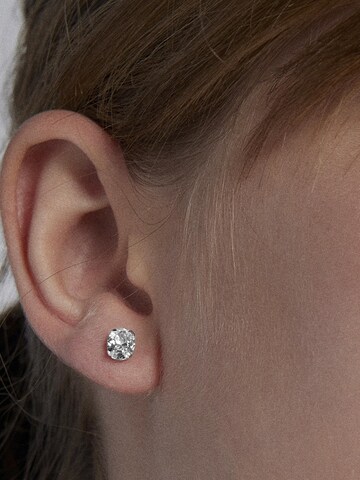 Luxenter Øreringe 'Essential' i hvid