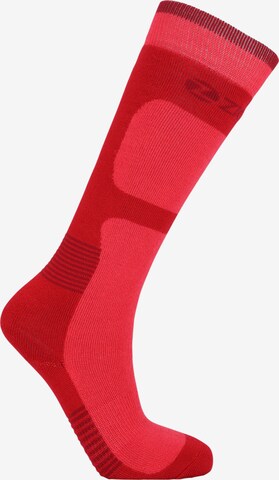 ZigZag Athletic Socks 'Tippy' in Red