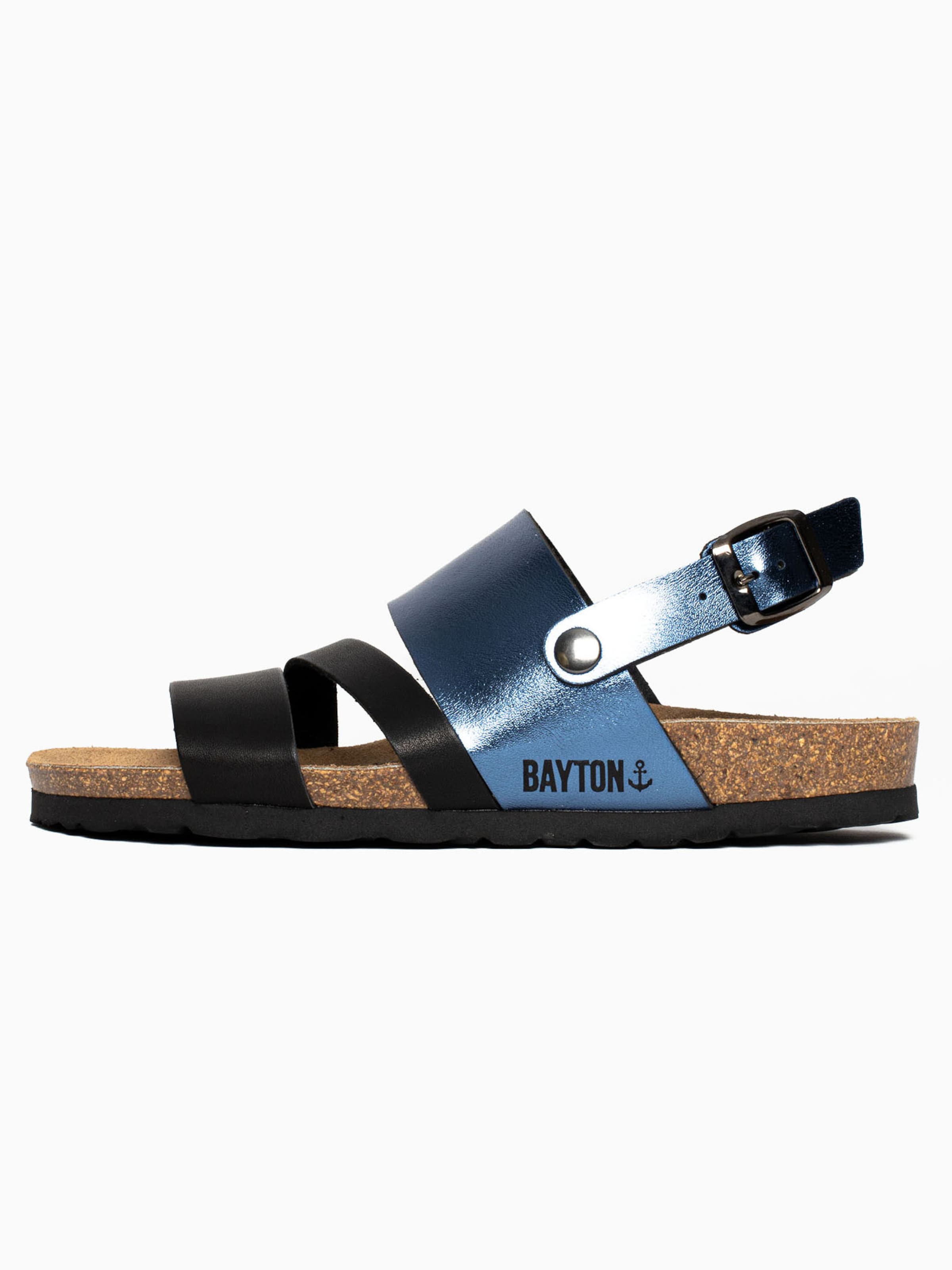 Bayton Strap Sandals 'Vitoria' in Silver: front