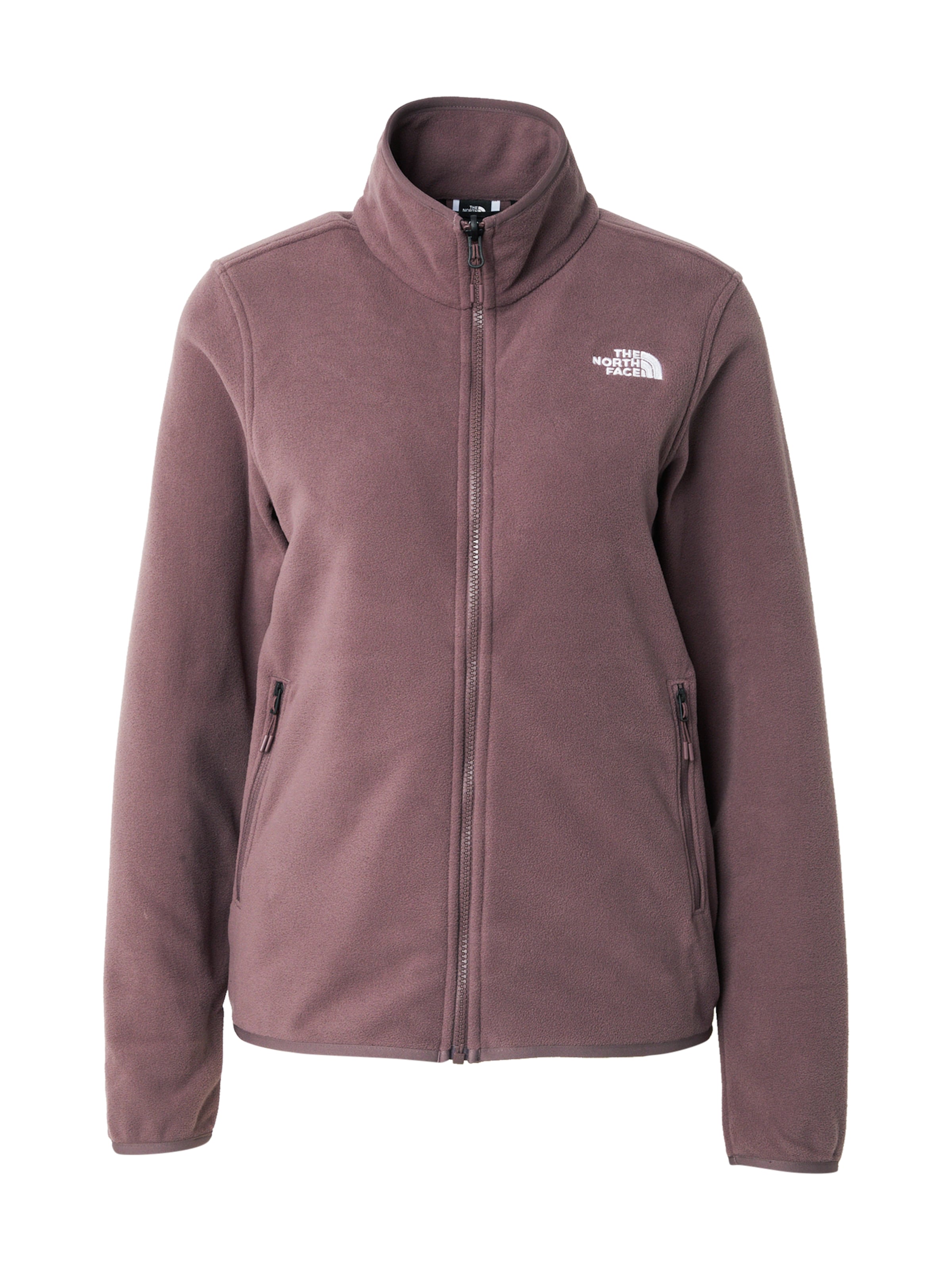 THE NORTH FACE Funktionsfleecejacka 'GLACIER' i lila: framsida