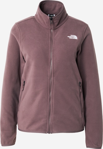 THE NORTH FACE Функциональная флисовая куртка 'GLACIER' в Лиловый: спереди