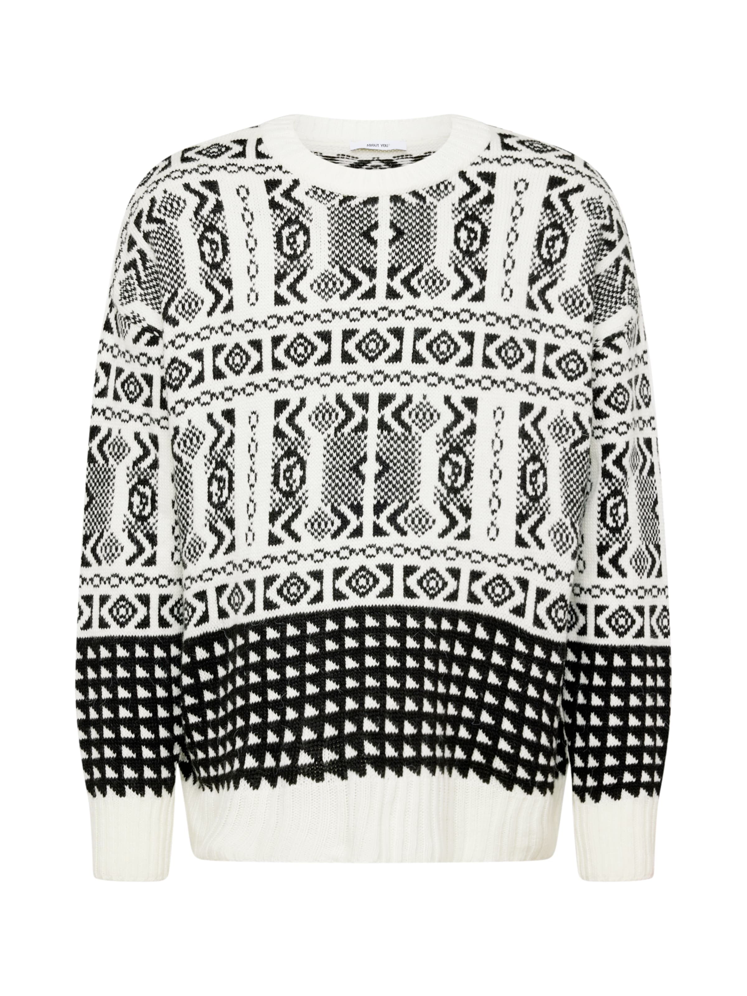 ABOUT YOU Sweater 'Sören' in White: front