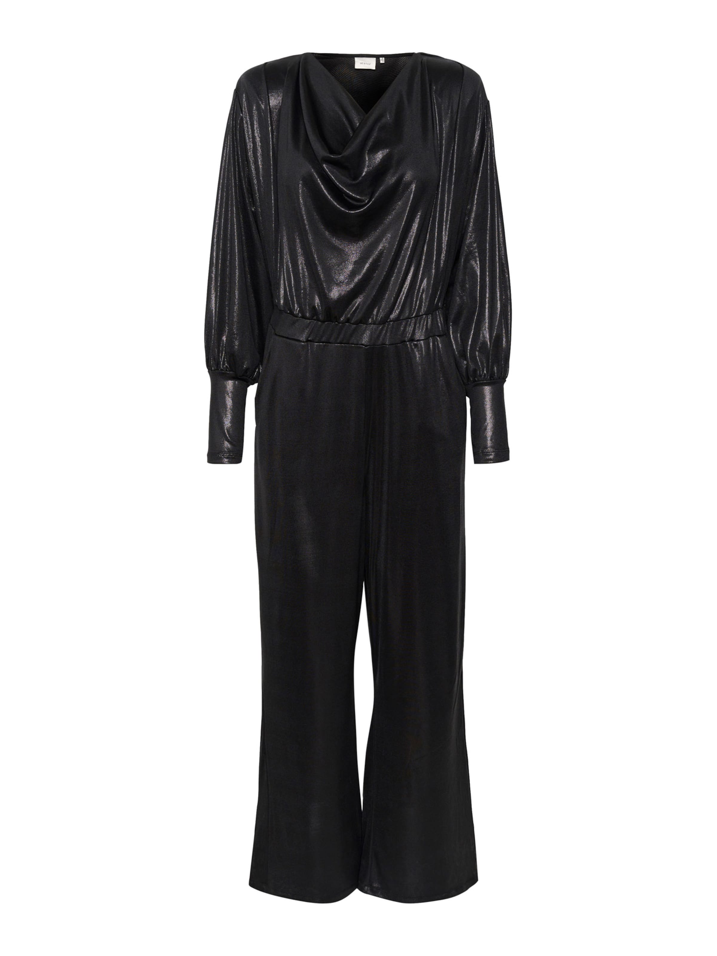 melns Gestuz Kombinezons 'Maddix': no priekšpuses