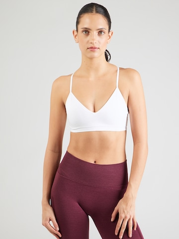 Bustier Soutien-gorge de sport 'Smooth' ICANIWILL en blanc : devant