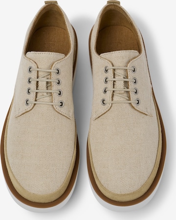 CAMPER Lace-Up Shoes 'Wagon' in Beige