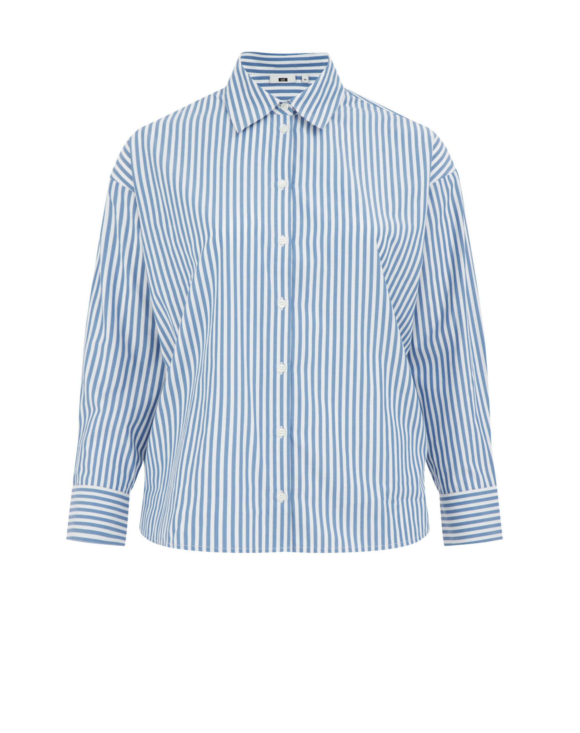 WE Fashion Bluse in Blau: Vorderseite