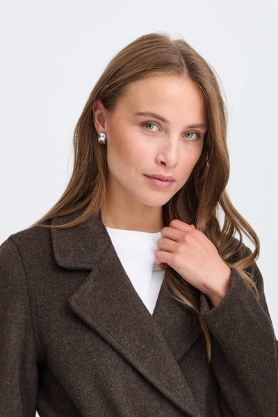 b.young Tussenjas in XS in de kleur Bruin gemêleerd, Productweergave