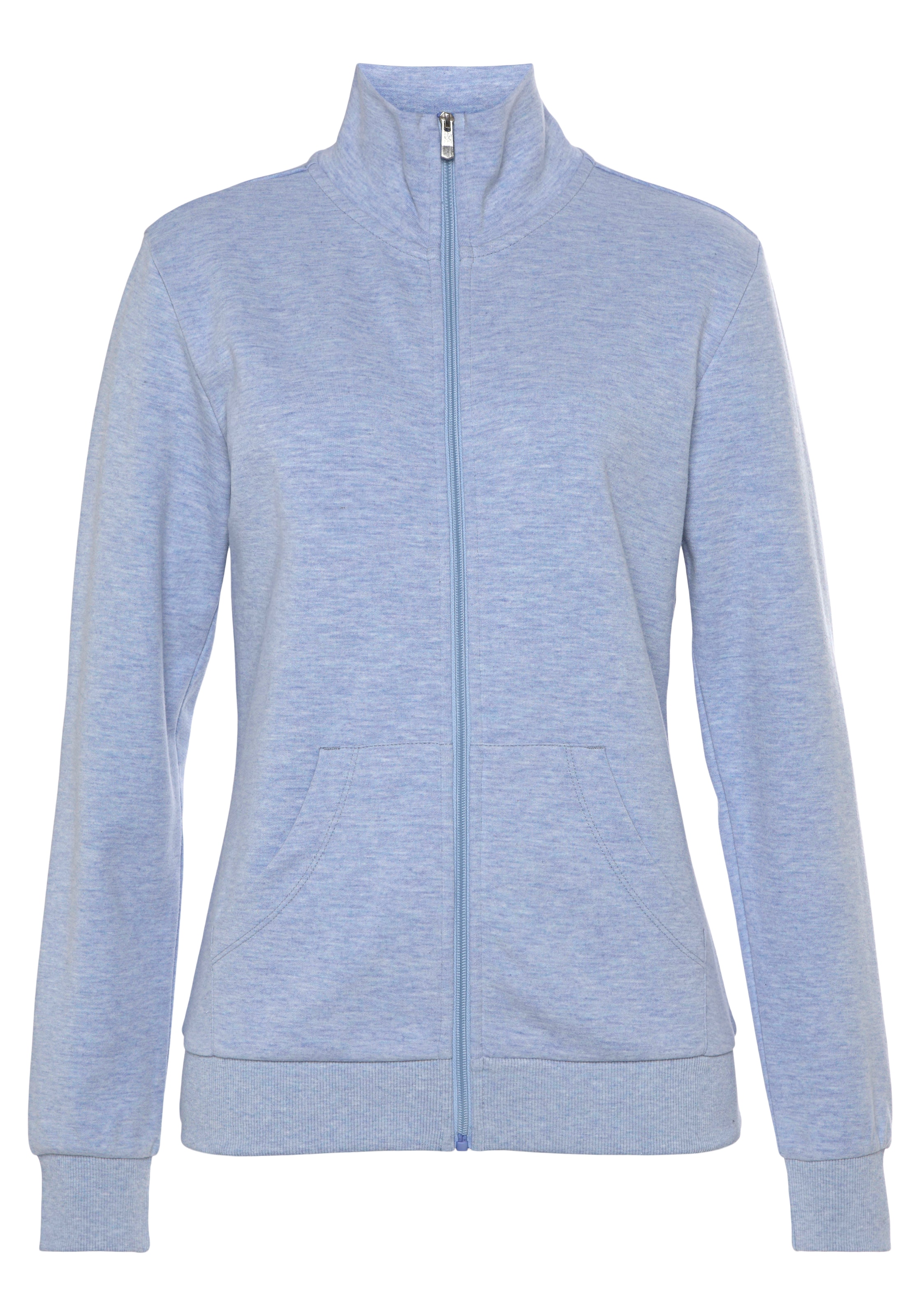 BENCH Sweat jacket in Light Blue ABOUT YOU