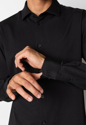 Clean Cut Copenhagen Regular Fit Hemd in Schwarz