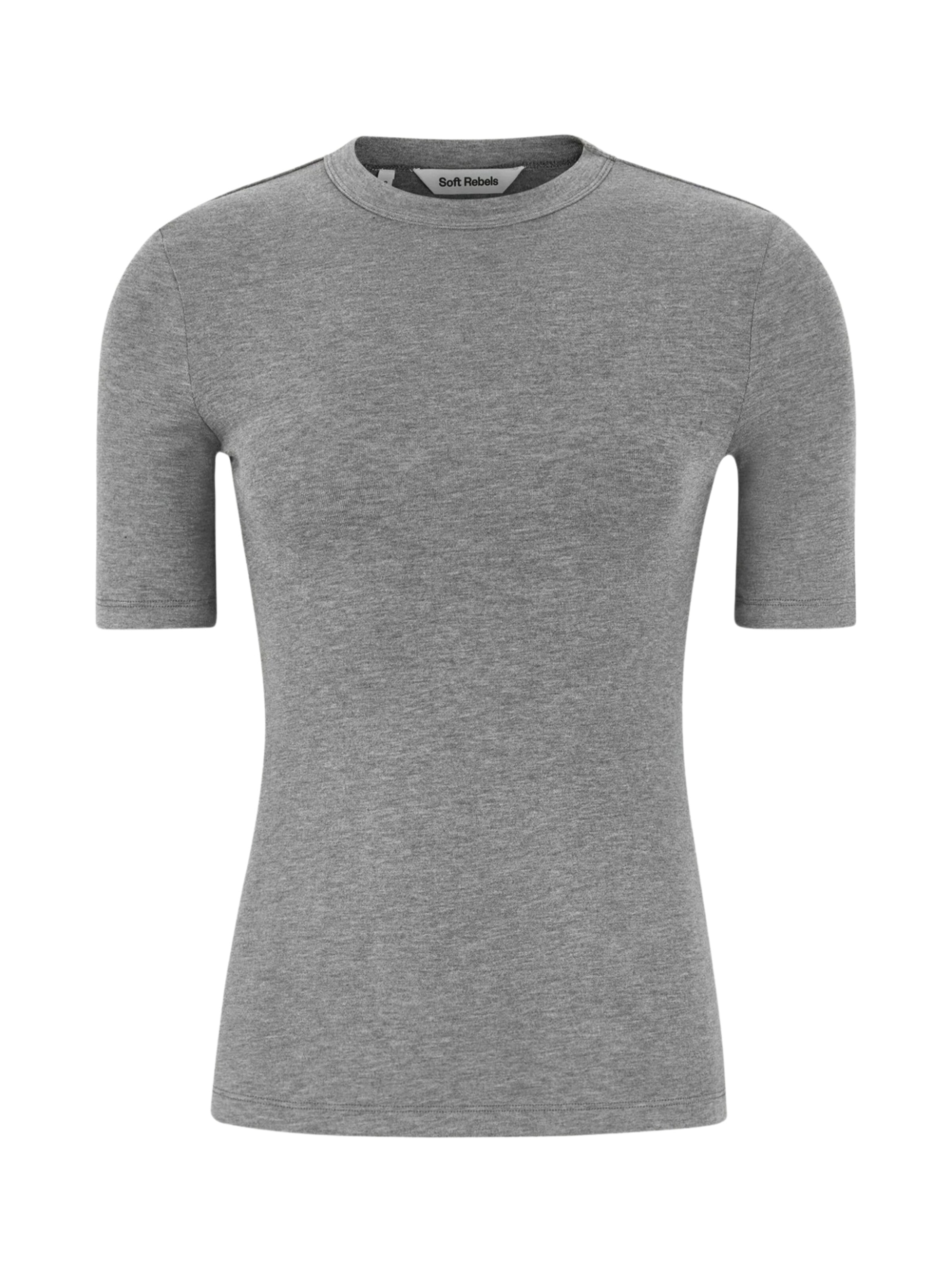 Top ' SRRoman ' di Soft Rebels in grigio: frontale
