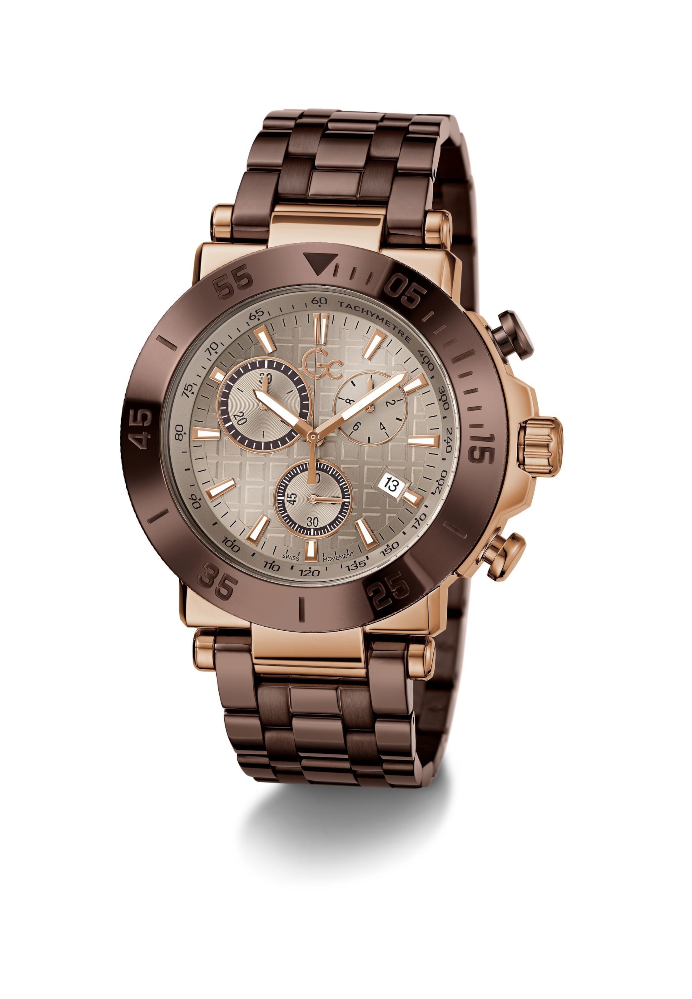 Gc Analoog horloge 'One Sport' in Bruin