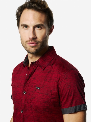 KOROSHI Regular fit Skjorta i röd