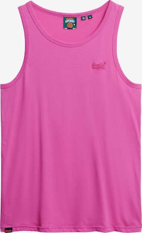 T-Shirt 'Essential' Superdry en rose : devant