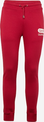AÉROPOSTALE Слим Спортивные штаны 'CALIFORNIA' в Красный: спереди
