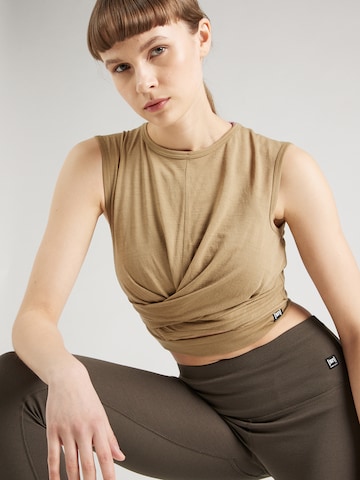 super.natural Sports Top in Beige