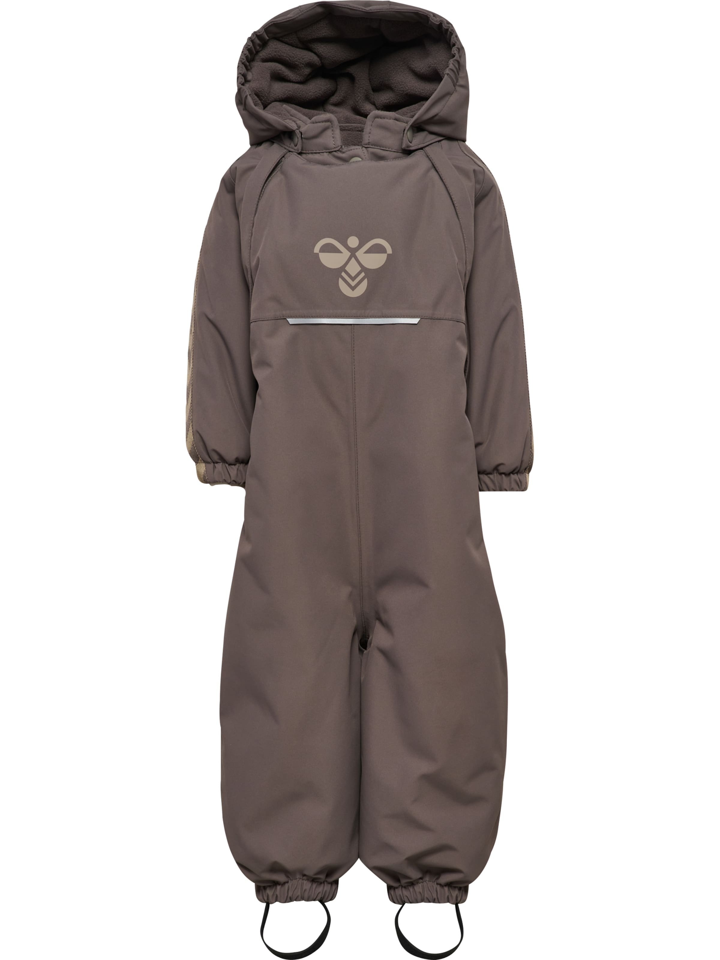 Hummel Winterjas 'MINI CHEVRON SNOWSUIT' in Bruin: voorkant