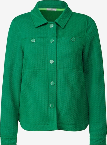 CECIL Between-Season Jacket in Green: front