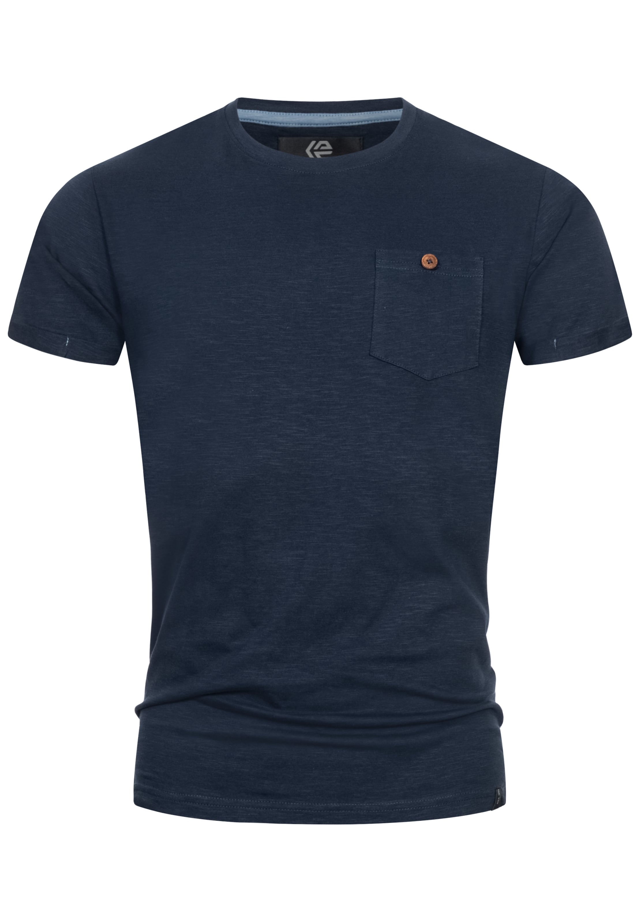 INDICODE JEANS Shirt 'Jon' in Blauw: voorkant