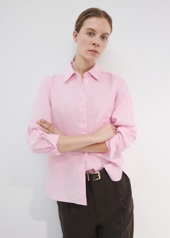 MANGO Blouse 'Samara' in Pink: front