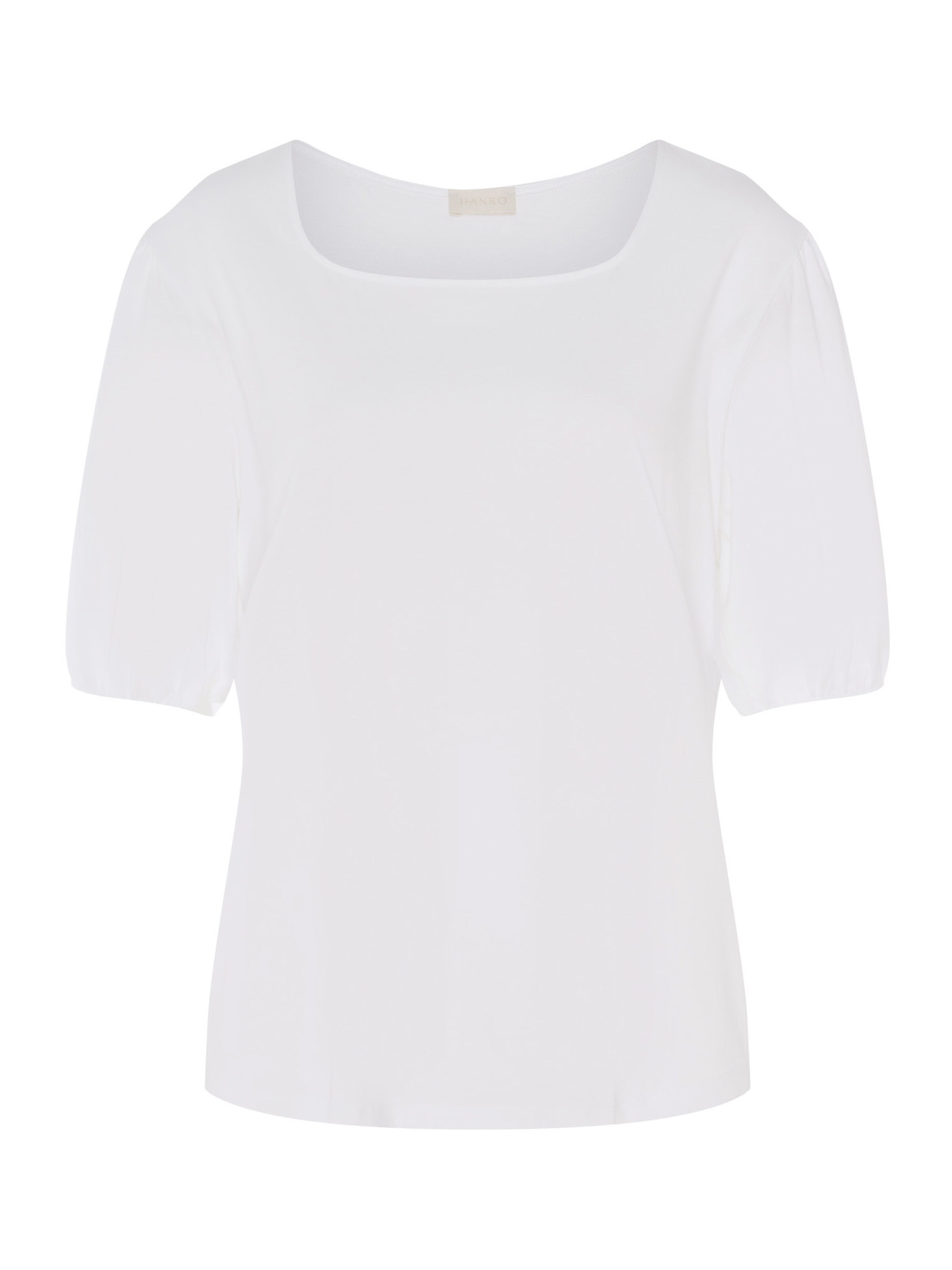 T-shirt ' Natural Shirt ' Hanro en blanc : devant