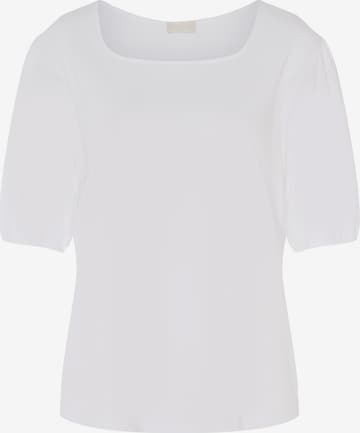 T-shirt ' Natural Shirt ' Hanro en blanc : devant