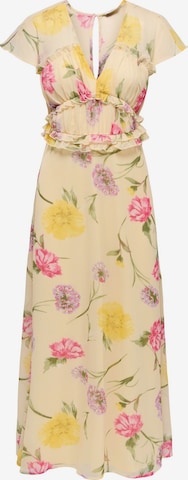 ONLY Jurk 'ONLValda' in Geel: voorkant