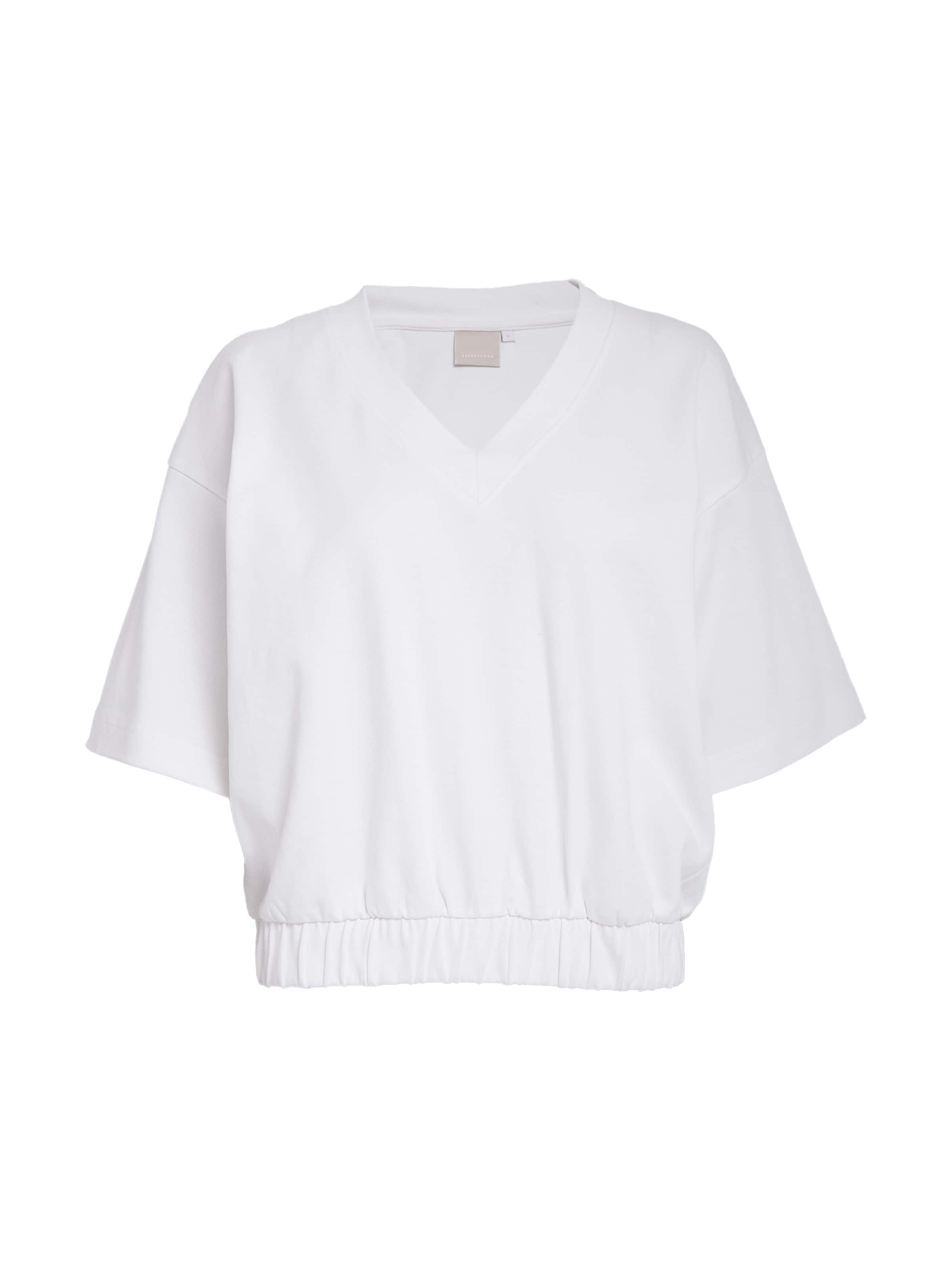Peppercorn Top 'Fiola' in Wit: voorkant