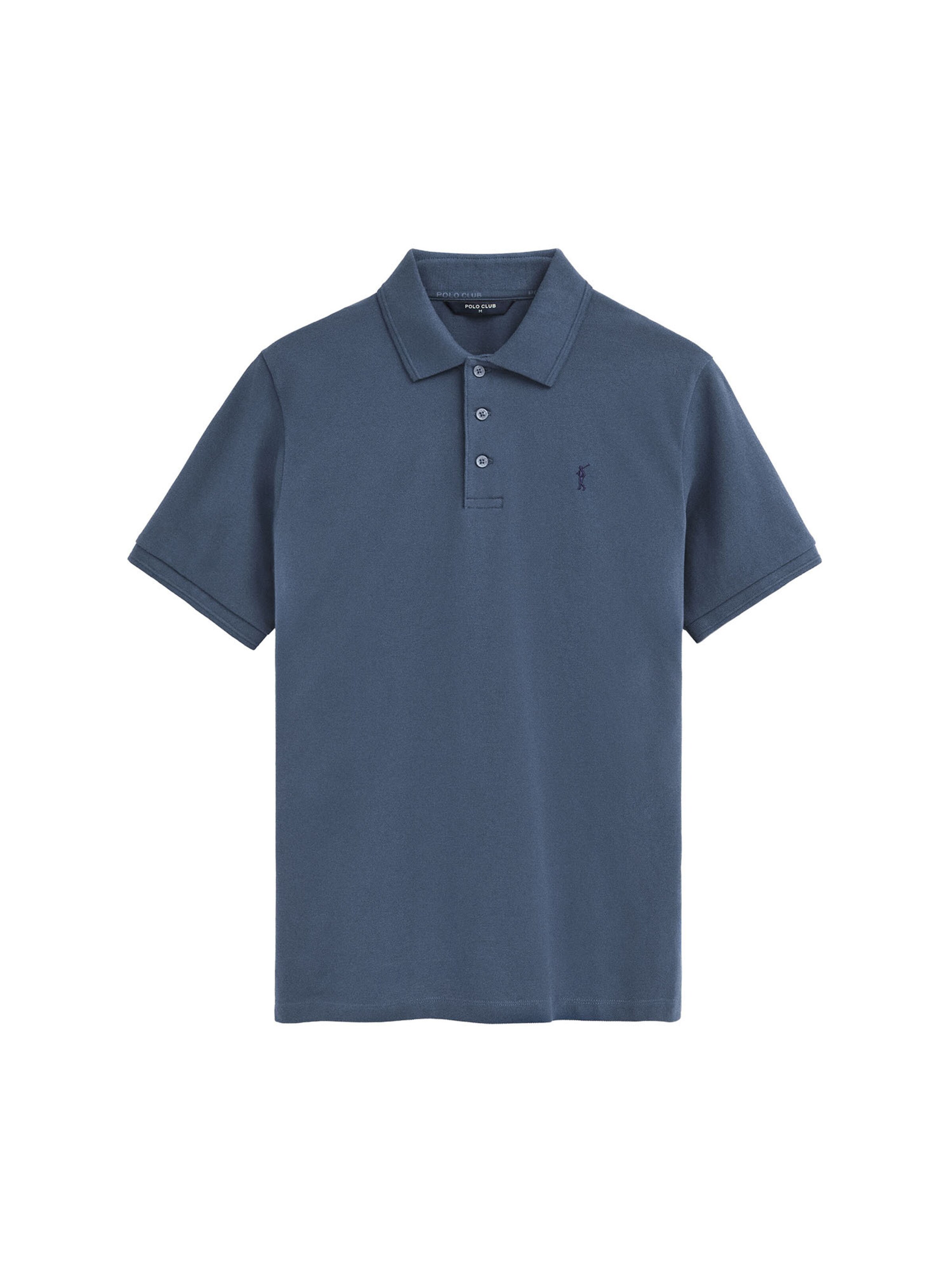 Polo Club Shirt in XXXL in blue denim, Produktansicht