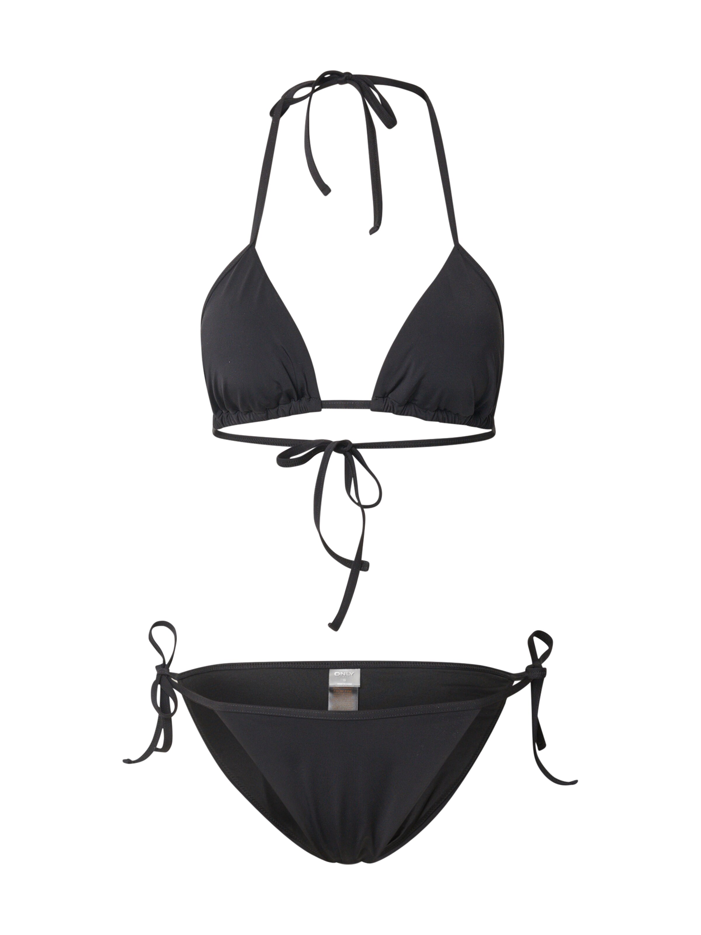 Triunghi Costum de baie două piese 'ONLMARSEILLE' de la ONLY pe negru: față