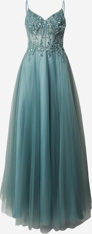 LUXUARVečernja haljina - zelena boja: prednji dio