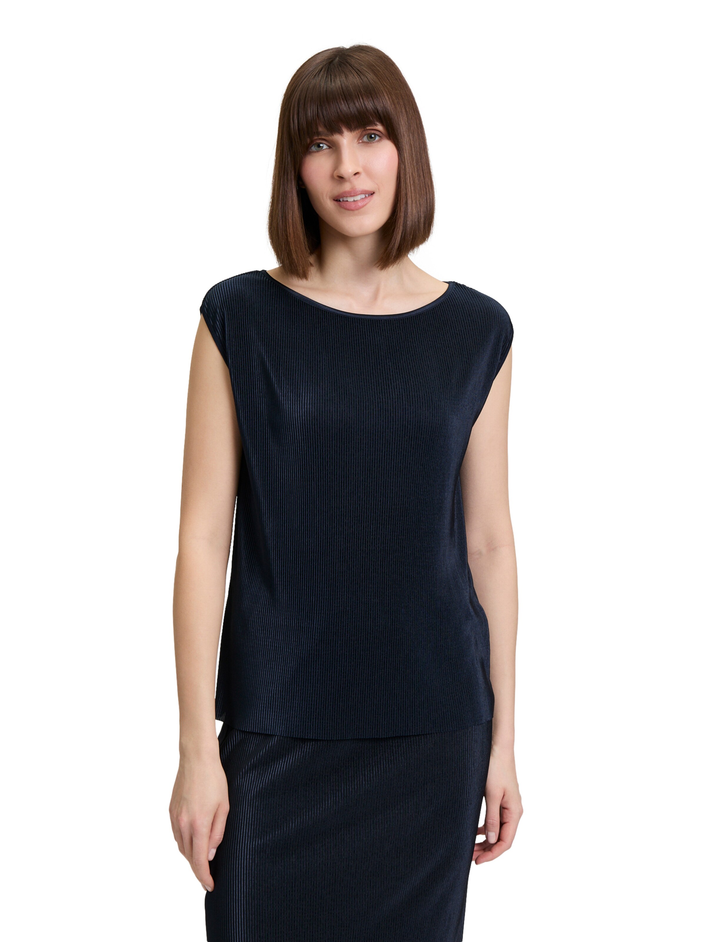 Betty & Co Blouse in Blauw: voorkant