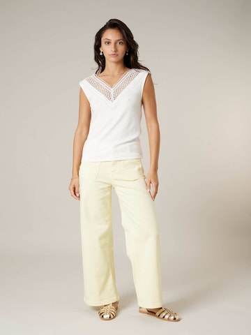 Haut 'Yalina' Deeluxe en blanc