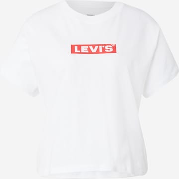 LEVI'S ® Shirt 'Graphic Varsity Tee' in White: front