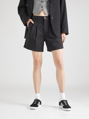 LEVI'S ® Loosefit Kalhoty se sklady v pase – černá: přední strana