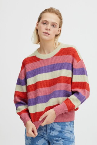 ICHI Strickpullover in Pink: predná strana