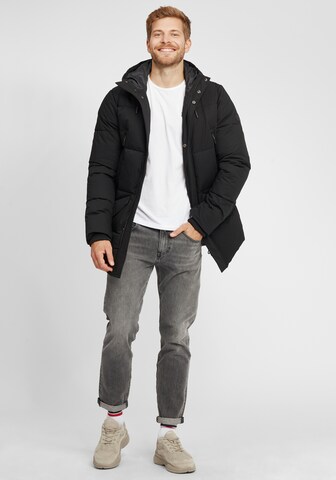 INDICODE JEANS Winterparka 'Cavert' in Zwart