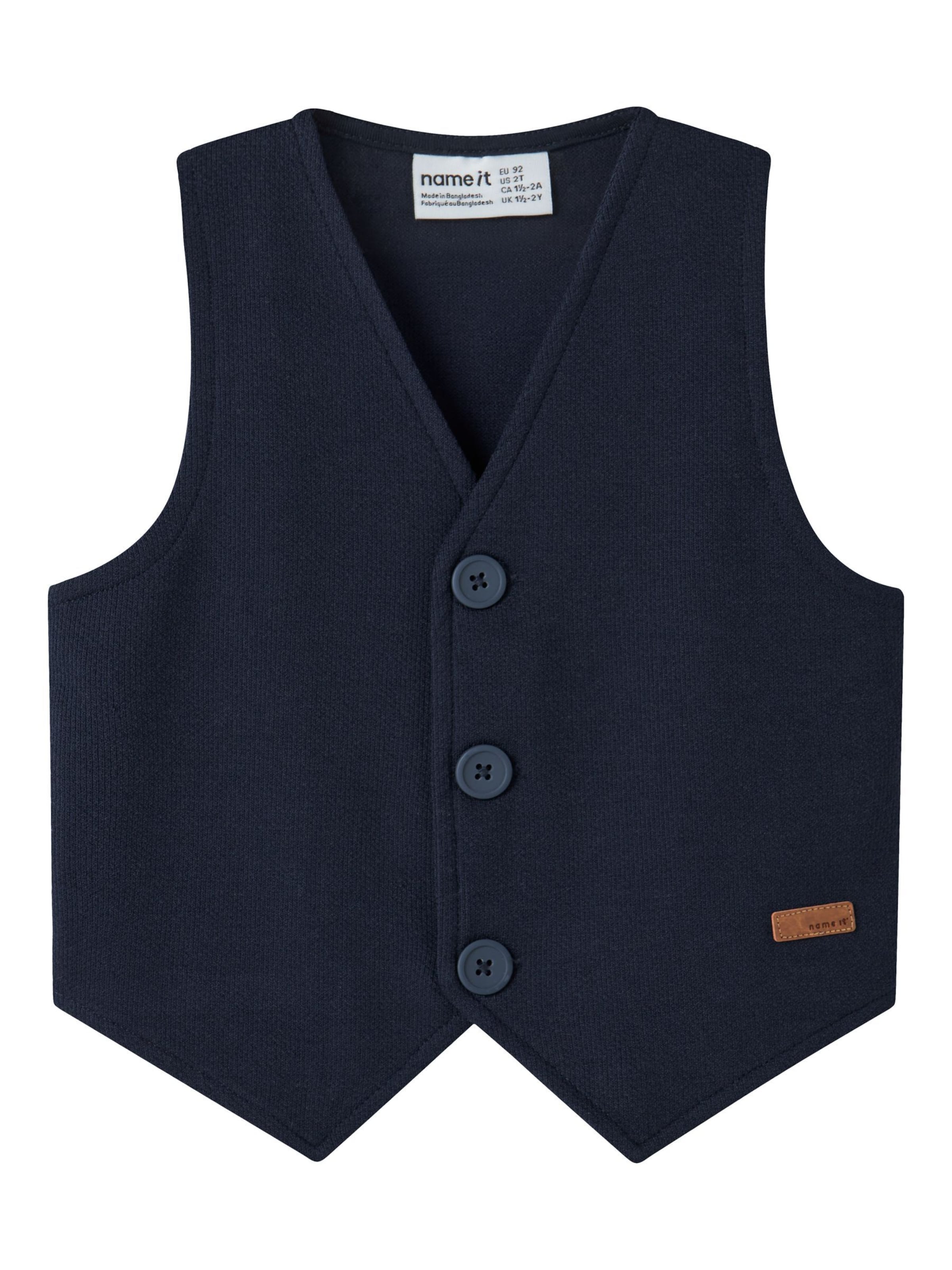 Gilet di NAME IT in blu: frontale