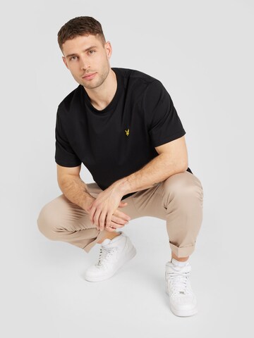 Lyle & Scott Tričko – černá