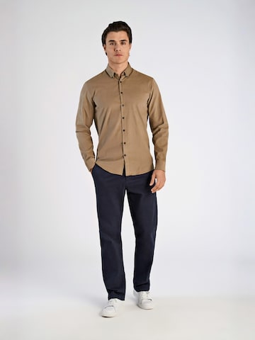 Lindbergh Regular fit Overhemd in Beige