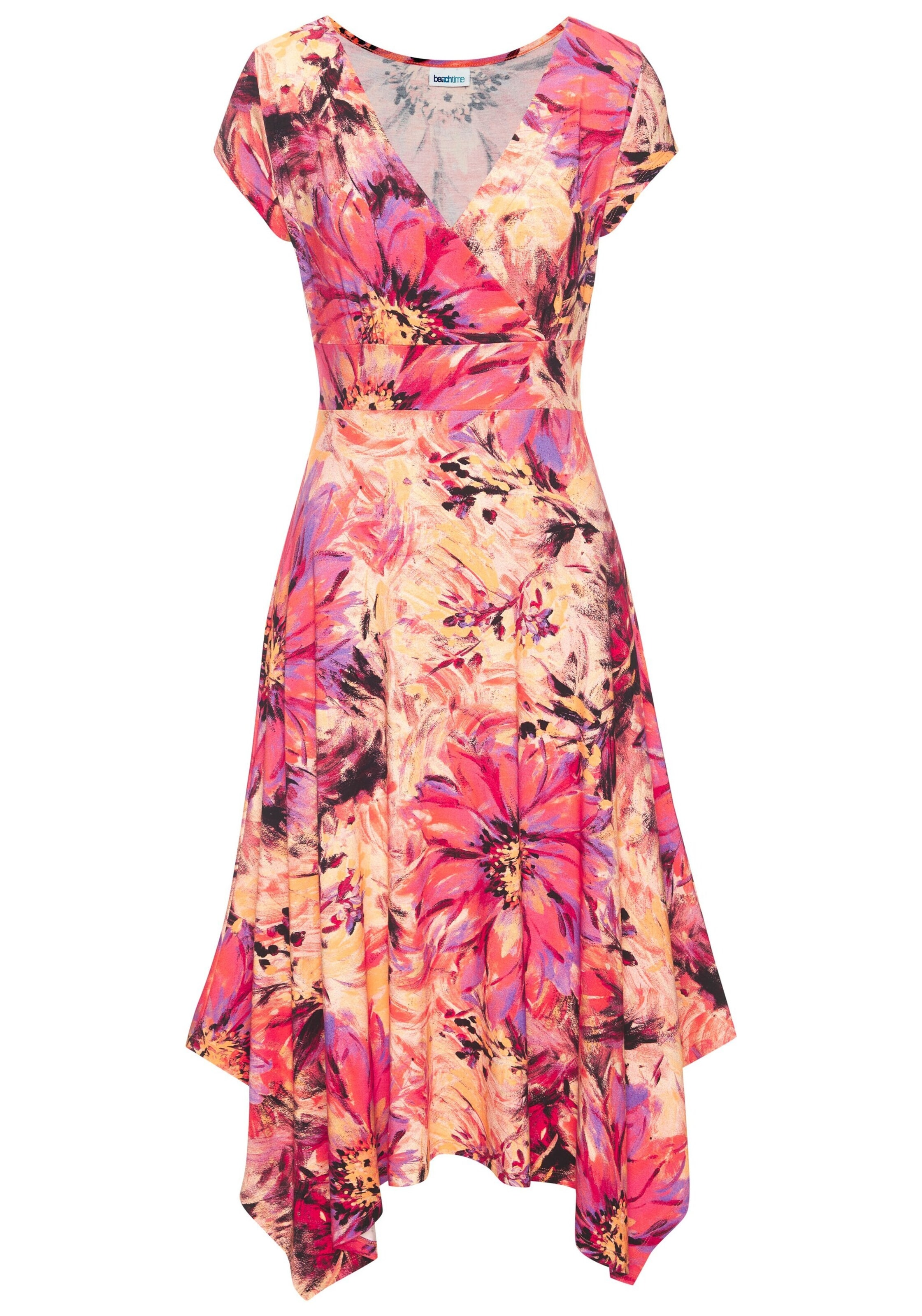 BEACH TIME Letní šaty – pink: přední strana