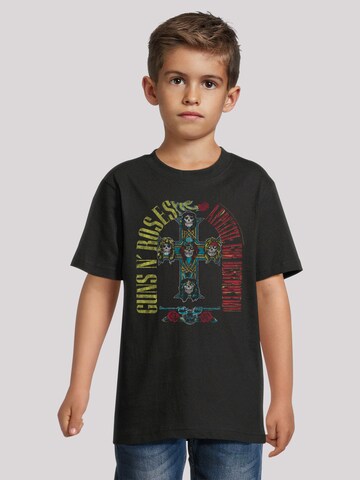 T-Shirt 'Guns N' Roses Skull Rock Band Merch' F4NT4STIC en noir : devant
