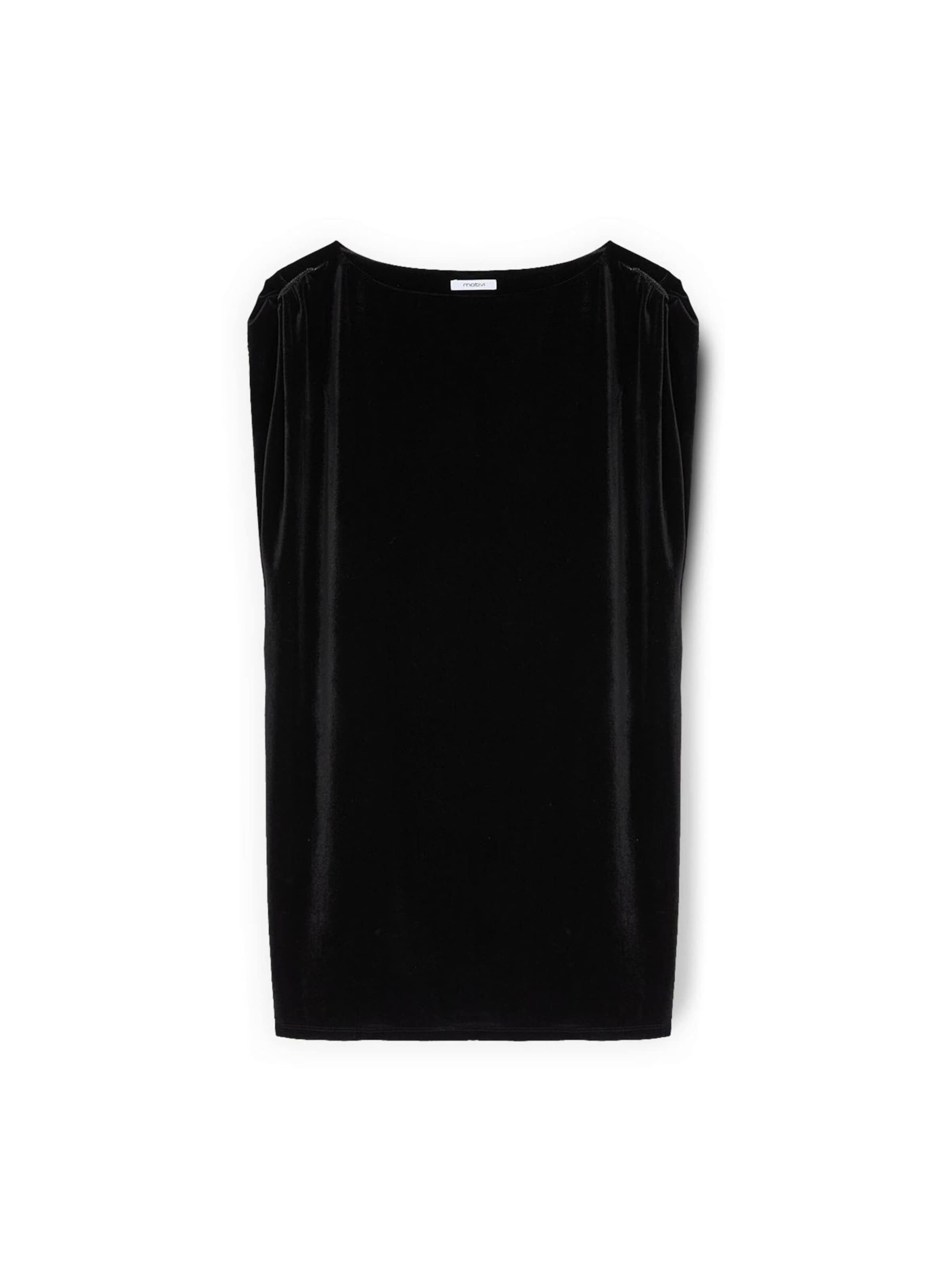 MOTIVI Jurk in Zwart: voorkant