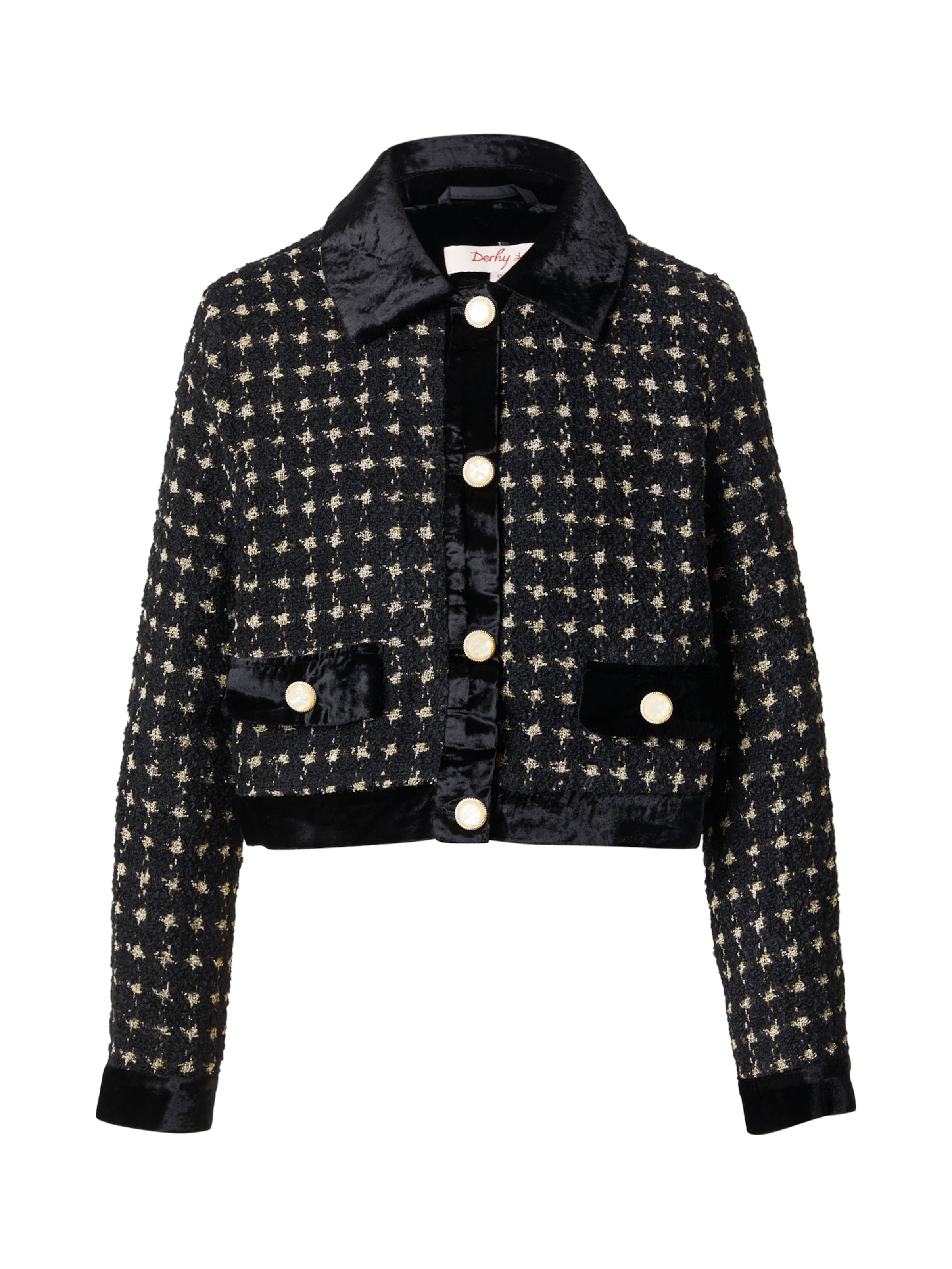 Geacă de primăvară-toamnă de la Derhy pe negru: față