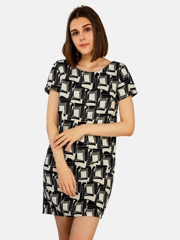 TOOche Dress 'Geometrica' in Black: front